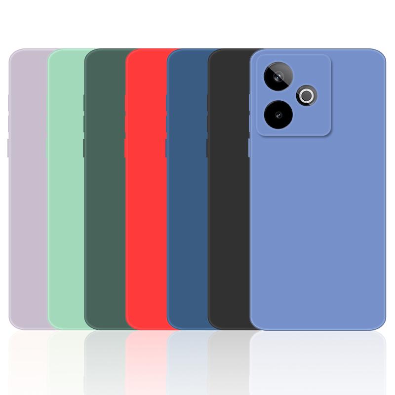 Для чехла Realme GT7 Чехол Realme GT 7 7T Мягкий жидкий силикон Прочный бампер Защитный чехол для телефона Realme GT 7T GT7 Funda