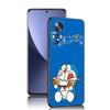 Cartoon Anime Doraemon Black Phone Case For Xiaomi Mi 9 SE 8 10 10T 11 12 13 Lite 9T 11T 12S 12T 13T 14 Pro 5G NE 11i 12X