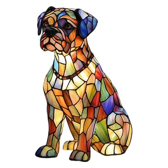 Светодиодный ночник с мягким свечением, не бликующий, забавный, очаровательный, в форме бульдога, таксы, настольный светильник в форме животного