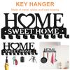 Настенный держатель для ключей Sweet Home Decorative Key Holder с 10 крючками, настенный крючок для ключей, креативный держатель для ключей для входной двери, кухни, ванной комнаты
