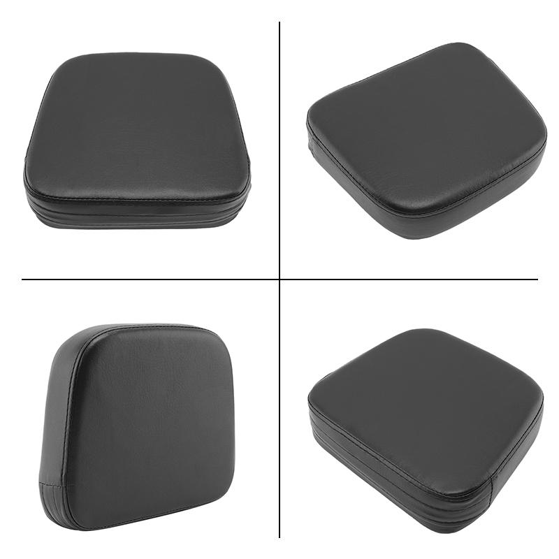 Universal Motorcycle Pillion Rear Backrest Sissy Bar Cushion Pad For Harley Honda Yamaha Suzuki Kawasaki Bobber Chopper Touring