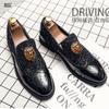Fashion Gold Casual Shoes Fashion Shoes Bright Small Leather Shoes Plus Size Dress Shoes Sequin Dress Shoes A1