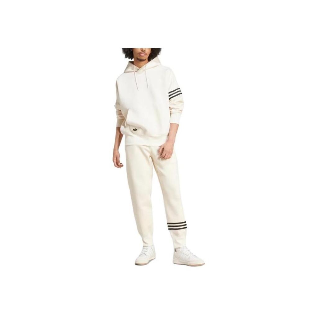 adidas Originals Men's White Neuclassics Loose Fit Hoodie JF9141