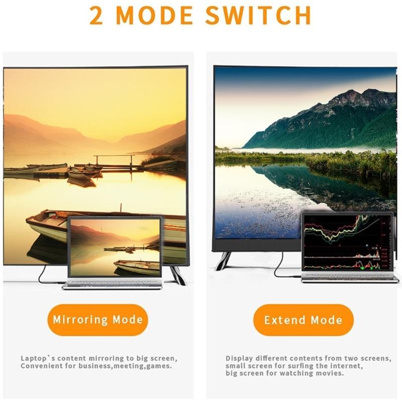 Кабель USB C - DP 1.8M 4K @60Hz Type-C to DP HBR3 Alt Mode Adapter для 2021 для MacBook Pro M1 для Mac Mini