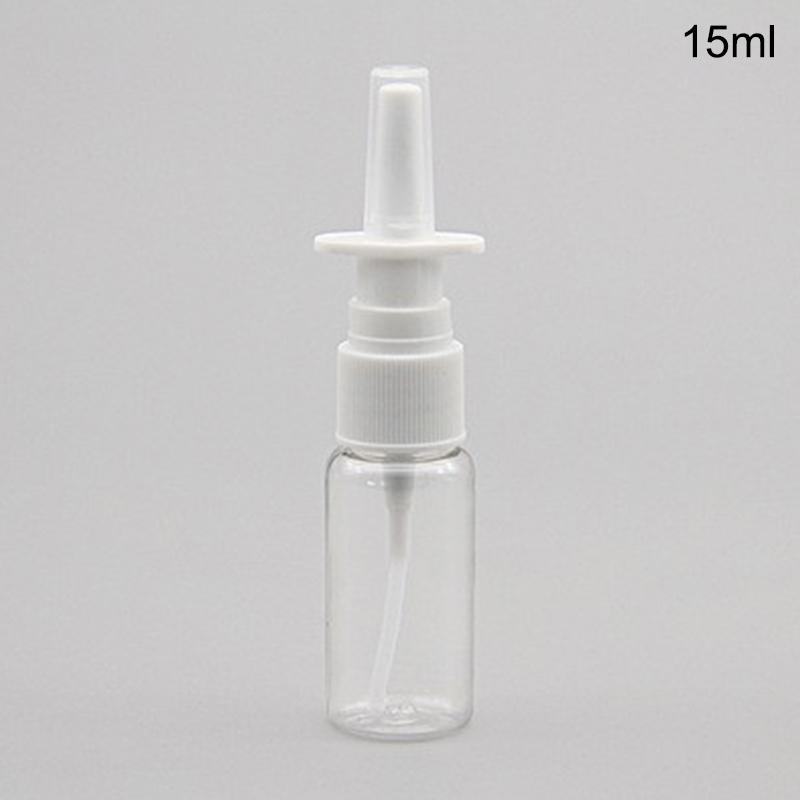 15Ml Plastic Empty Refillable Nasal Spray Bottle Mist Sprayers Atomizers Makeup Container For Travel Outdoor Oral Spray Bottle