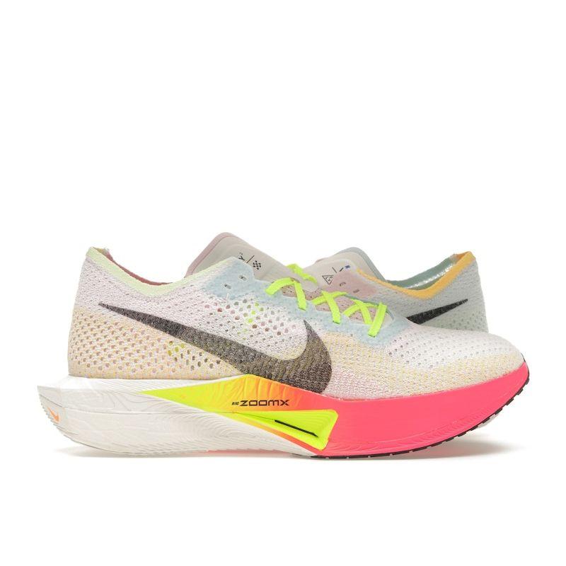 Nike ZoomX VaporFly Next% 3 Multi-Color Men Sneakers Volt Hyper-Pink Black HQ3219-902