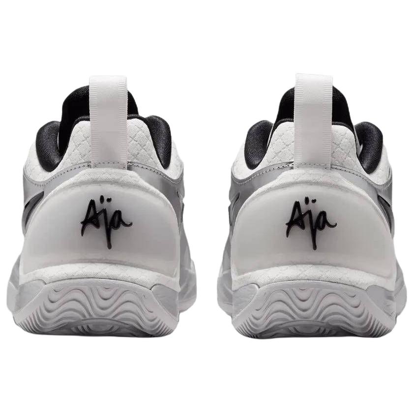 Nike ATwo EP Classic Sports Дышащие Поддерживающие Сцепление Баскетбольные Кроссовки Унисекс Белый Серебристый IR4501-100