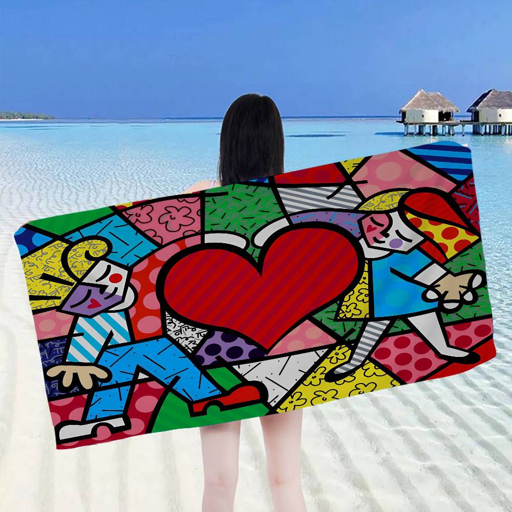 Britto Art Большие Микрофибровые Пляжные Полотенца Быстросохнущее Полотенце Песочные Пляжные Полотенца Полотенце для Бассейна Для Путешествий Пляж Бассейн Йога
