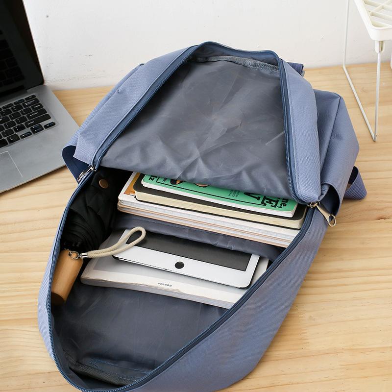 Студенческий школьный женский рюкзак большой емкости, многосекционный повседневный рюкзак