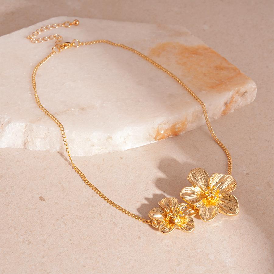 Винтажное металлическое ожерелье с ракушкой в форме сердца: Роскошная, Уникальная и Преувеличенная Цепочка на Ключицу