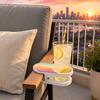 yangyizhi 2Pcs Sofa Cup Holder, Clip-on Drink Tray for Armrest, Multifunctional Floating Stand Couch Bed, Non Slip Beverage Holder Fits Most Cups