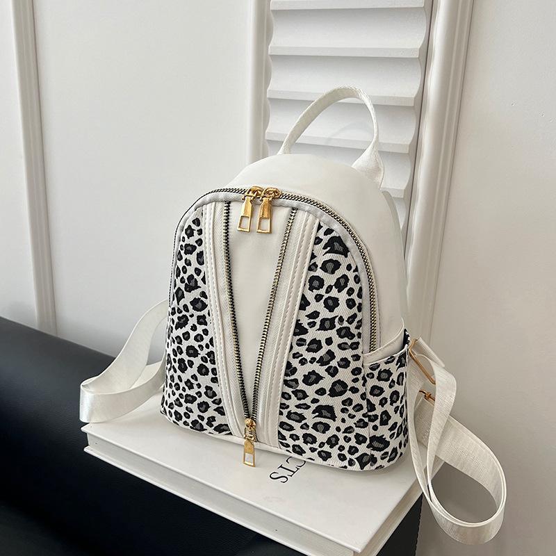 Модная высококачественная дизайнерская сумка с леопардовым принтом, женская легкая роскошная сумка на двойной молнии