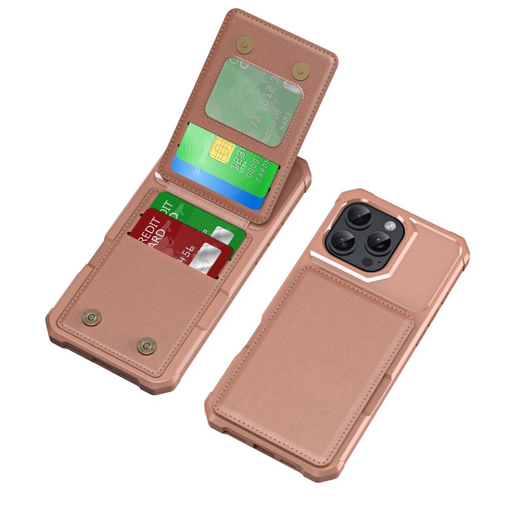 Чехол-книжка с отделением для карт и держателем для телефона для iPhone 16 Pro Max 16 Plus, карманный держатель, мягкая задняя крышка из ТПУ и искусственной кожи