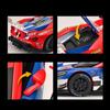 1:24 Форд GT LM GTE Сплав Спортивный Автомобиль Модель Литье под Давлением Металл Трековые Гоночные Автомобили Транспортные Средства Модель Симуляция Звук и Свет Коллекция