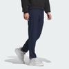 Adidas Повседневные облегающие брюки с однотонным логотипом и вышивкой на коленях, мужские брюки темно-синего цвета JG3996