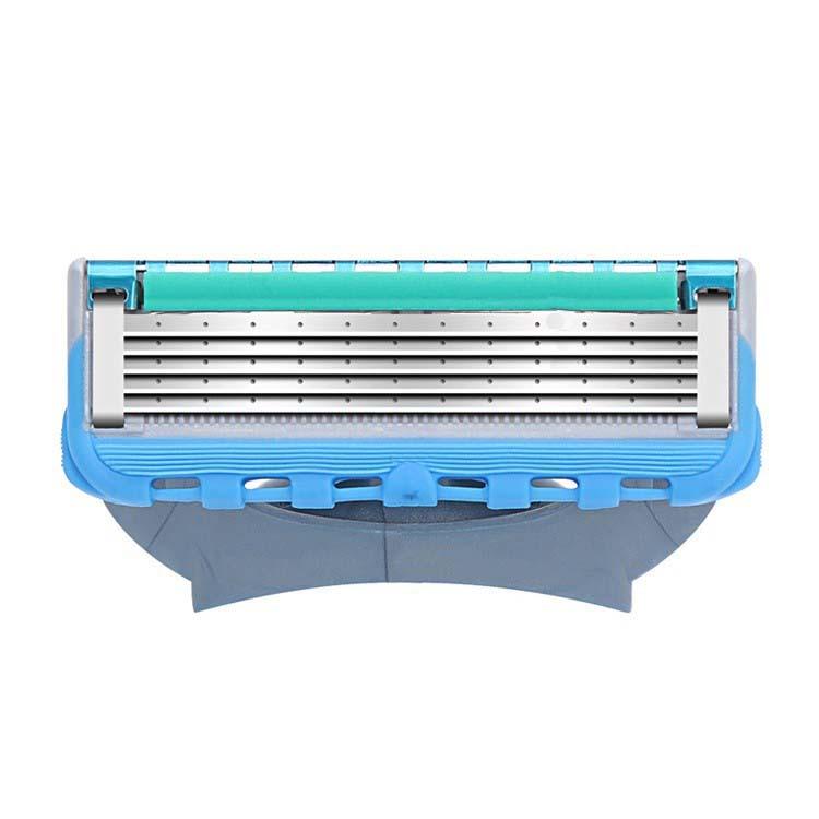 4 шт. лезвие бритвы для мужчин уход за лицом 5 слоев кассета для бритья из нержавеющей стали