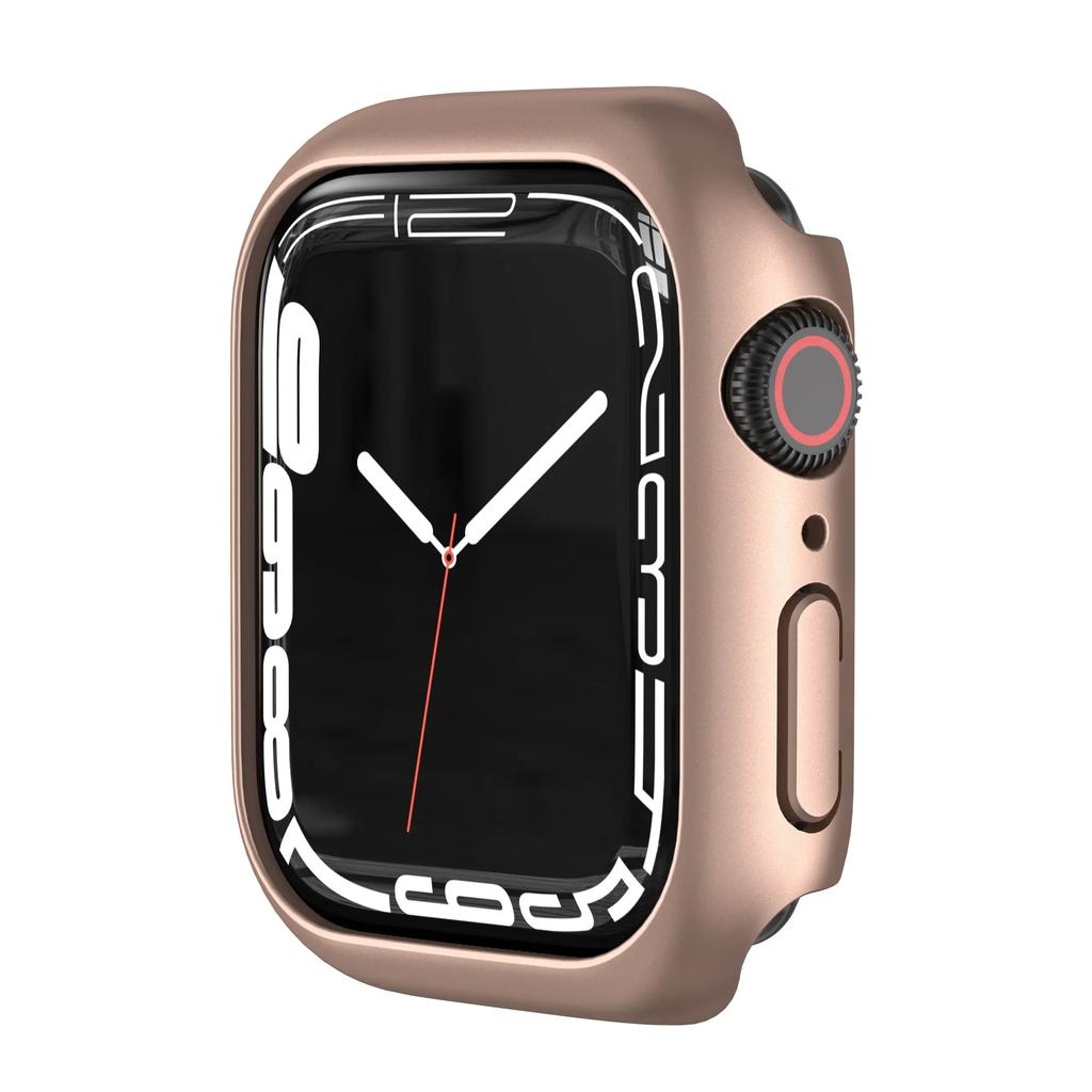 Чехол для Apple Watch Case 45мм 41мм 44мм 40мм 42мм 38мм 46 49 мм Аксессуары PC Защитный бампер iWatch Series 8 7 SE 6 5 4 3 9