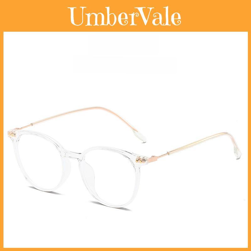 Retro Tr Blue Light Glasses For Women With Metal Frame Versatile Office Optical Eyewear
