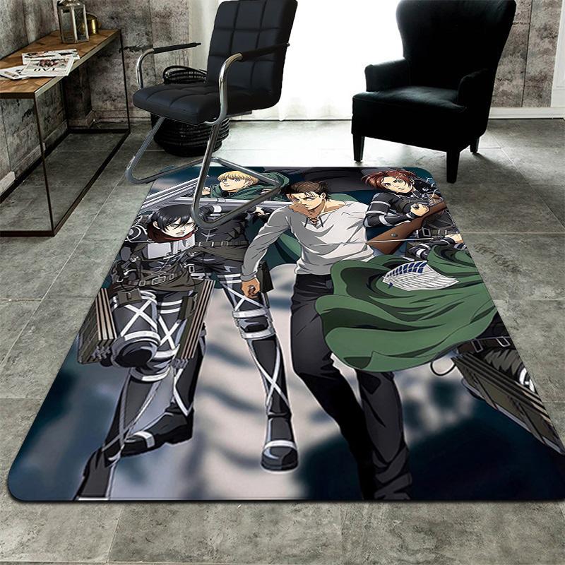 Attack on Titan Rug Floor Mat for Living Room or Bedroom Soft and Comfortable Carpet a Gift for Birthday and Holiday.NFF0928381