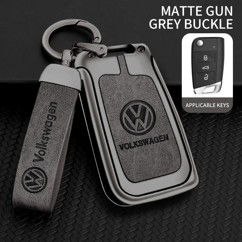 VW GTI GOLF 2026 Hot For VW VOLKSWAGEN Zinc Alloy Car Remote Key Cover Case Holder Protector Shell Fob For VW Volkswagen Golf 7