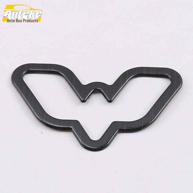 Hongguang S Steering Wheel Emblem Frame & Dashboard Sticker for 18 Models