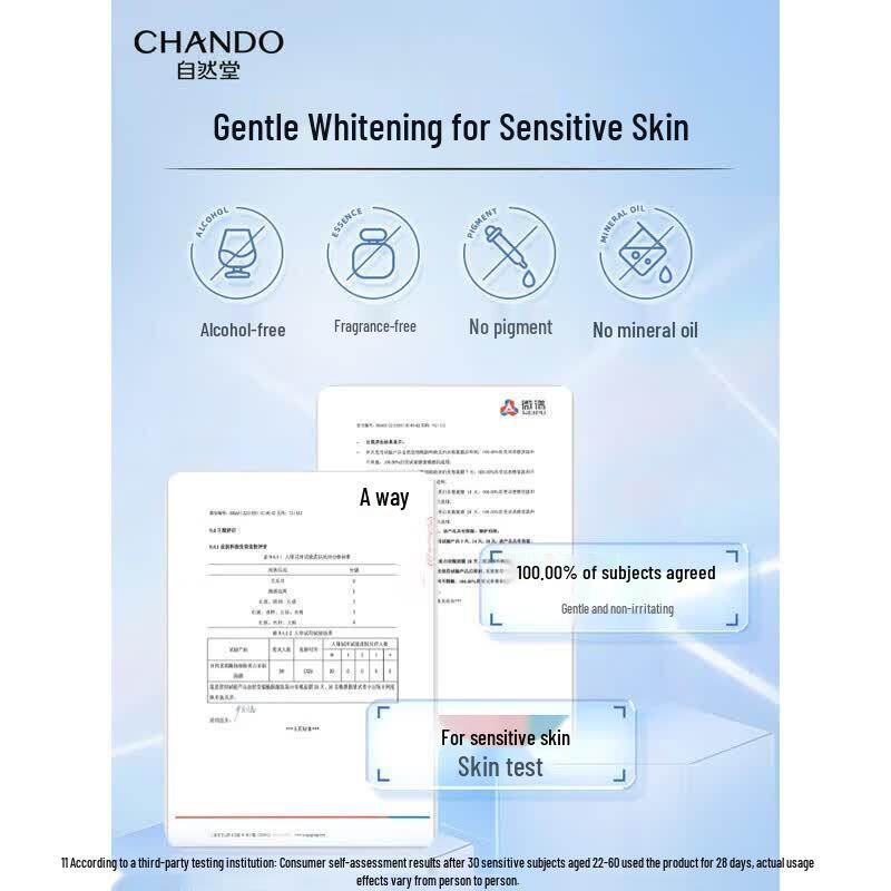 CHANDO Niacinamide Brightening Ampoule Face Mask