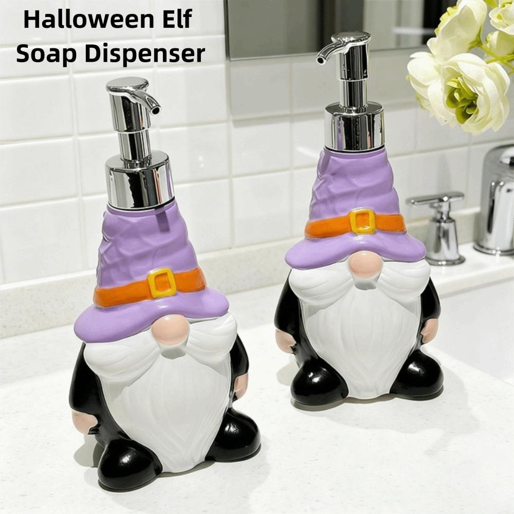 Press Bottle Halloween Elf Soap Dispenser Cute Shampoo Soap Dispenser Shower Gel
