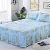 Bedroom Household Single-piece Sanding Bed Skirt Solid Color Skin-friendly Bedspread Bed Cover Bedroom Student Dormitory Sheets