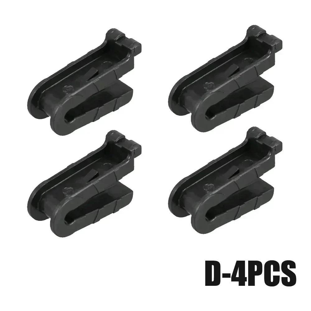 4 шт. Универсальные автомобильные дворники для передних дворников, адаптер для рычага стеклоочистителя, черный пластиковый J-образный зажим, тип крючка, ACD, внешние аксессуары для автомобиля