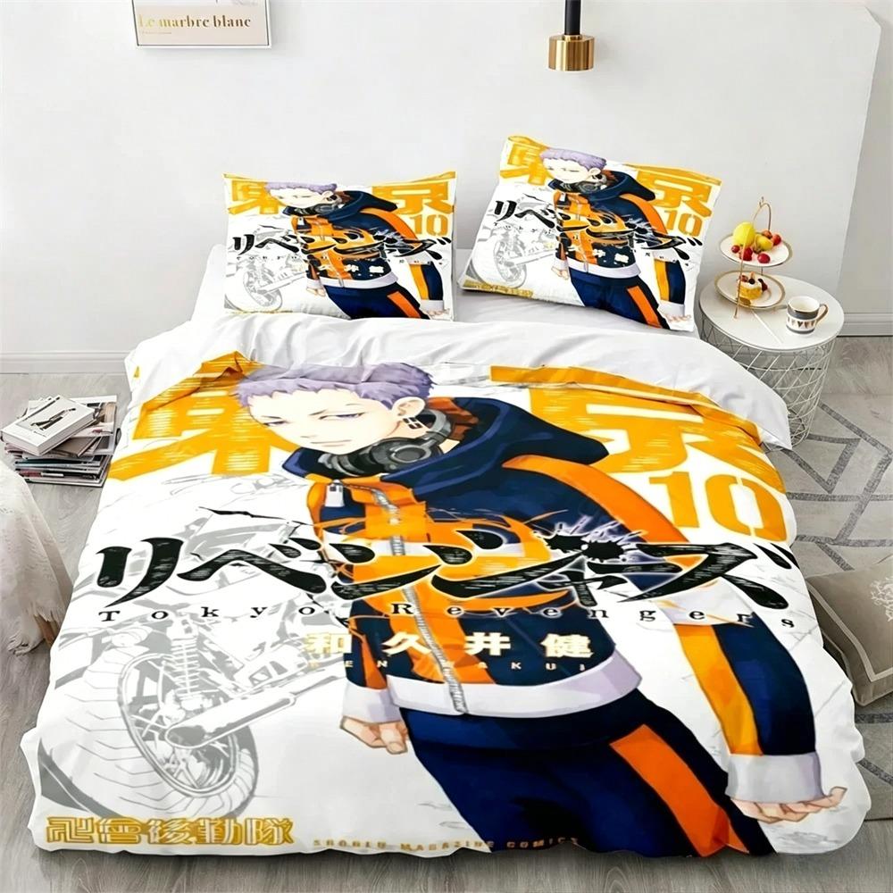 3D Print Tokyo Revengers Bedding Set Single Twin Full Queen King Size Bed Set Adult Kid Bedroom Duvet cover Sets Home Textiles