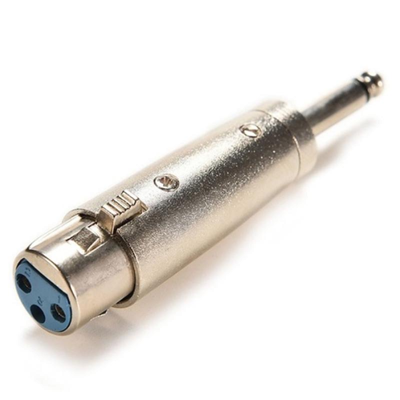 3-контактный разъем Xlr с гнездом 1/4 6,35 мм, стерео штекер Trs, аудиокабель, адаптер для микрофона