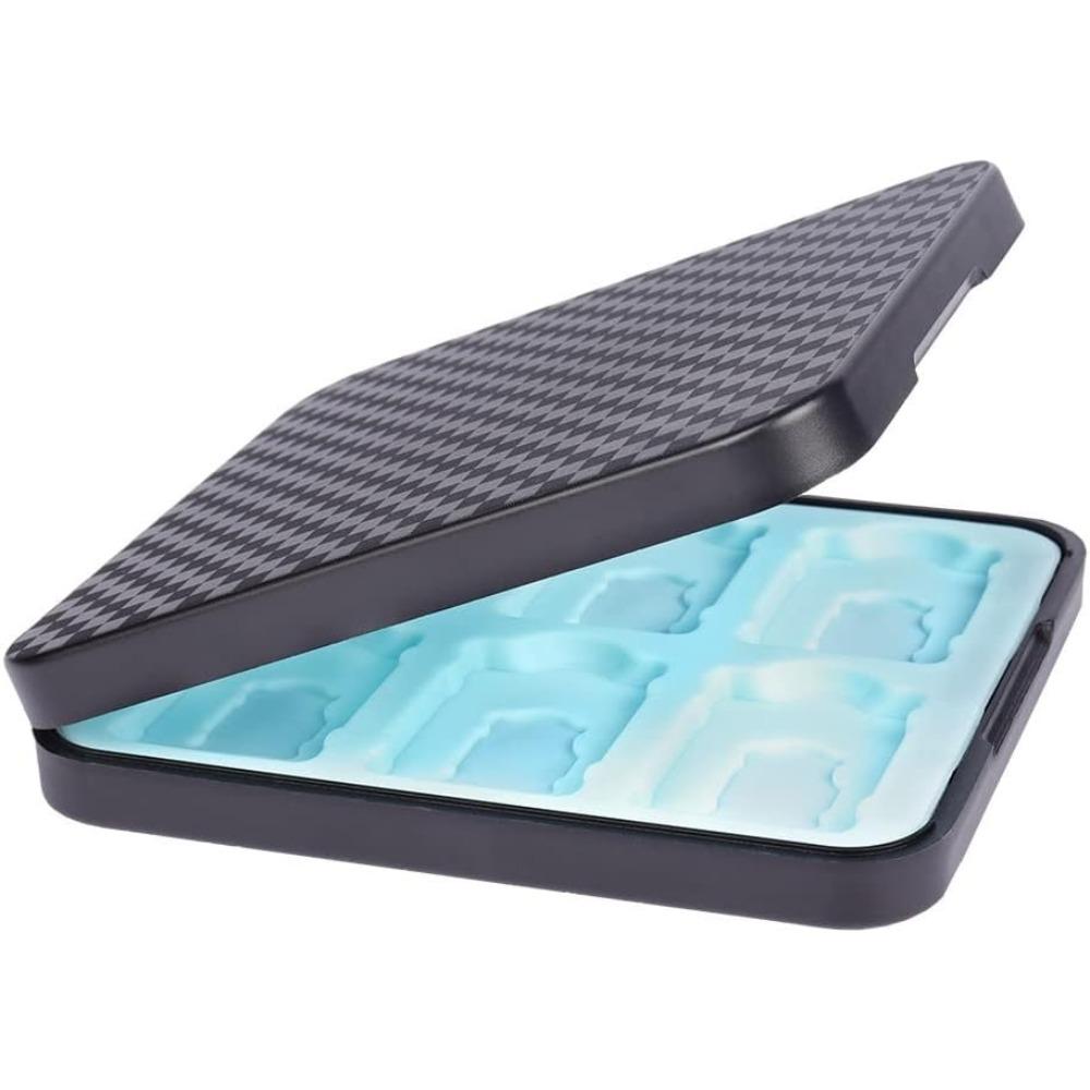 Портативный чехол для хранения карт памяти на 12 слотов для Nintendo Switch, игровые аксессуары