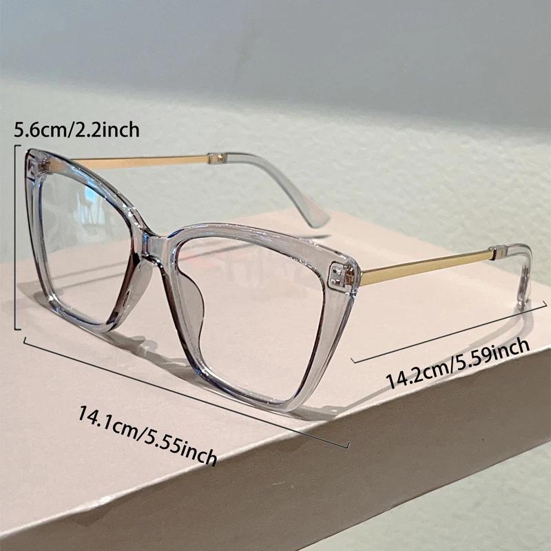 Оверсайз очки «кошачий глаз» женские модные винтажные дизайн блокирующие синий свет оптические оправы трендовый брендовый дизайн очки