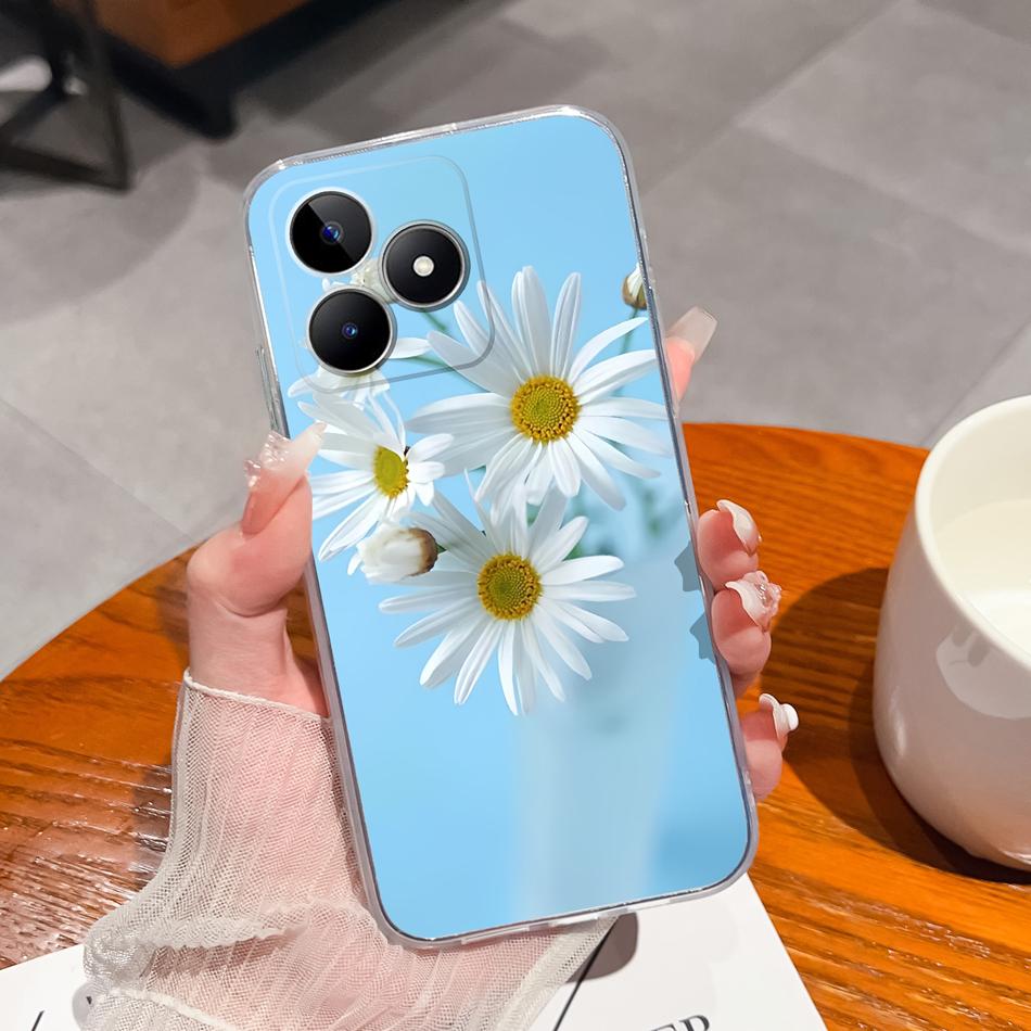 Чехол для Realme Note 50 Простой Стильный Прозрачная Задняя Крышка Для Realme Note50 Funda Мягкий Прозрачный ТПУ Силикон Противоударный Корпус