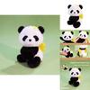 Плюшевая игрушка панда с мягким полиэстеровым наполнителем для детского подарка на день рождения