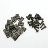 160pcs Car Metal Screw Clips Mixed Set U-Type Fastener Clip with Screw Anti-rust Fender Bumper Protection Buckle Iron Sheet Screw