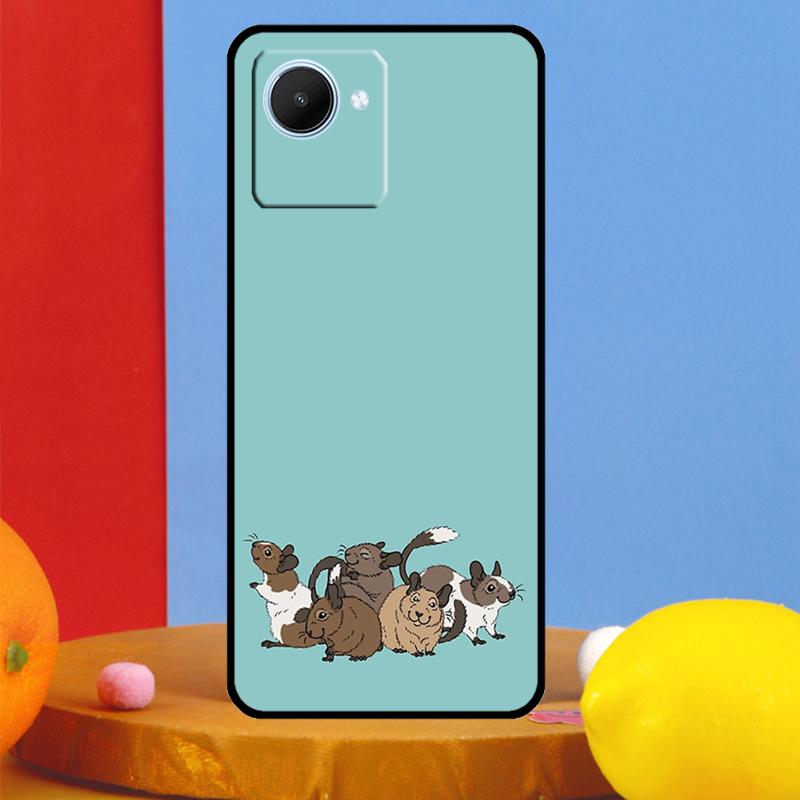 Cute Cartoon Animal Rat For Realme GT5 GT Neo 6 9 10 11 12 Pro Plus C21Y C25s C30 C31 C33 C35 C51 C53 C55 C67 Case
