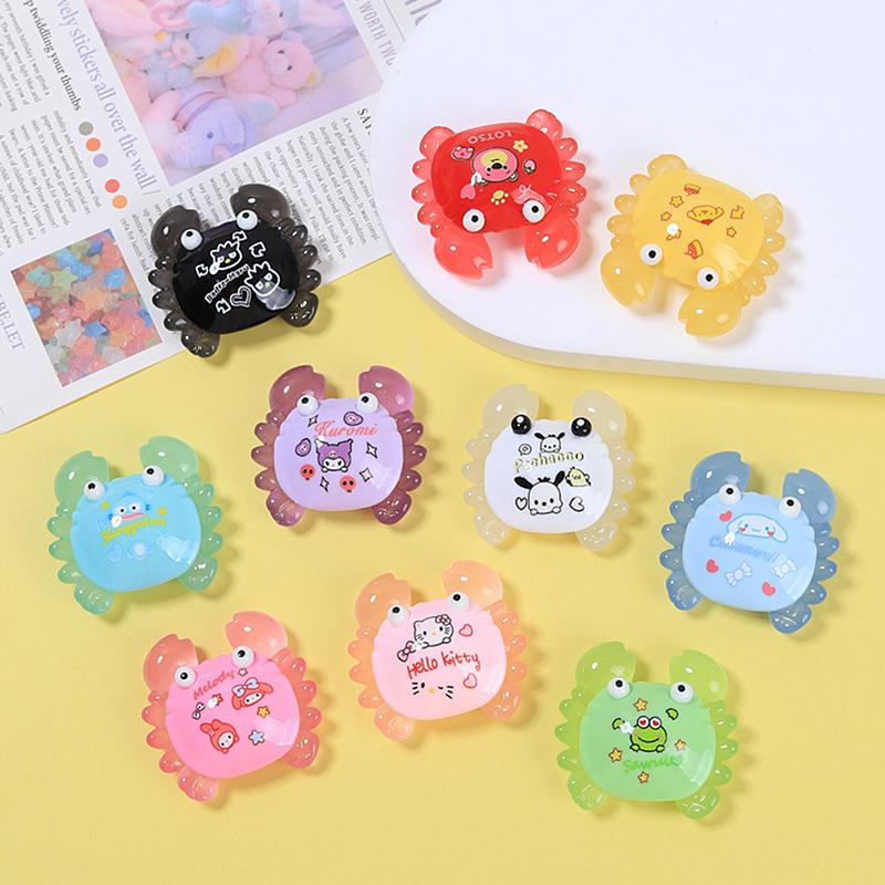 10Pcs Mini Luminous Turtle Home Decor Micro Landscaping Resin Craft Small Fish Tank Turtle Garden Miniatures Ornaments Decoratio