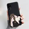 Cute Casing For TCL 40R/Sharp Aquos V6 5G Lucky Design Soft Black Case For TCL 40 SE Drift Bottle Pattern Shockproof Shell