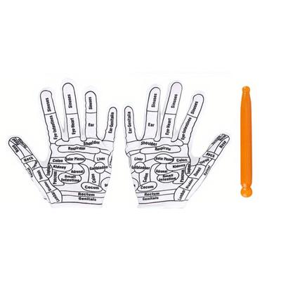 1 пара перчаток для акупрессуры, перчатки для акупунктурного рефлексотерапевтического массажа, массажер для рук, расслабляющие обезболивающие средства, бытовые спа-варежки