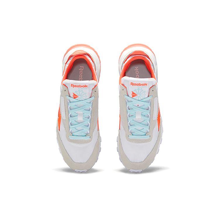 Reebok Классические кожаные женские кроссовки Legacy White Orange Flare Digital-Glow FY7435