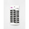 Daiso Basic Hair Clip Matte 5 Cm Pack Of 14