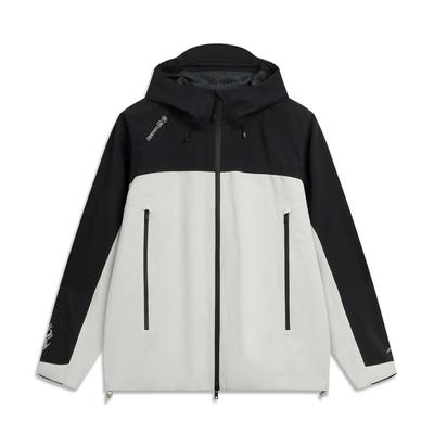 Li Ning CF Светоотражающая Водоотталкивающая Ветровка Куртка Унисекс Антарктический Серый AEMV033-8