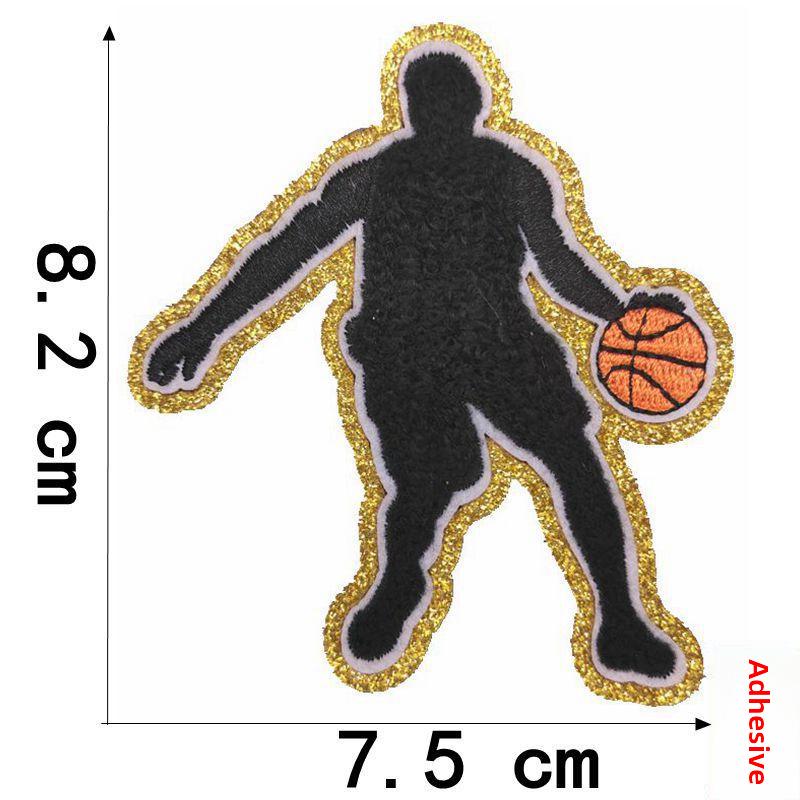 Вышитая нашивка из синели Jianxing Sports для футбола, баскетбола, регби и бейсбола