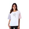 Converse KICKS CREW Drop Shoulder Sleeve T Shirt Women's White (Unisex) T-Shirts 10020854 A01