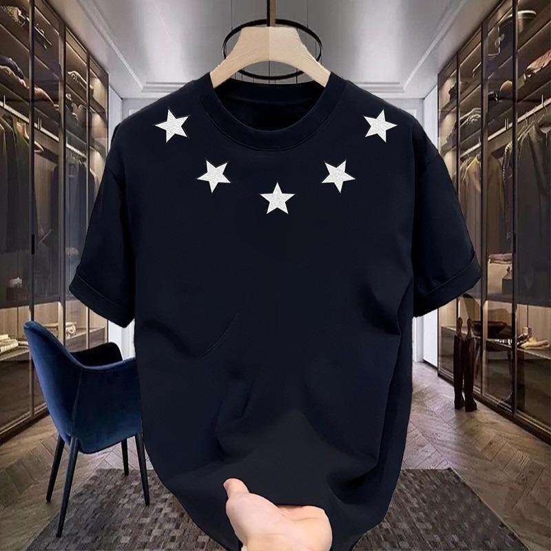 Летняя футболка American Ruffian Handsome из хлопка с коротким рукавом, молодежная уличная свободная футболка с круглым вырезом