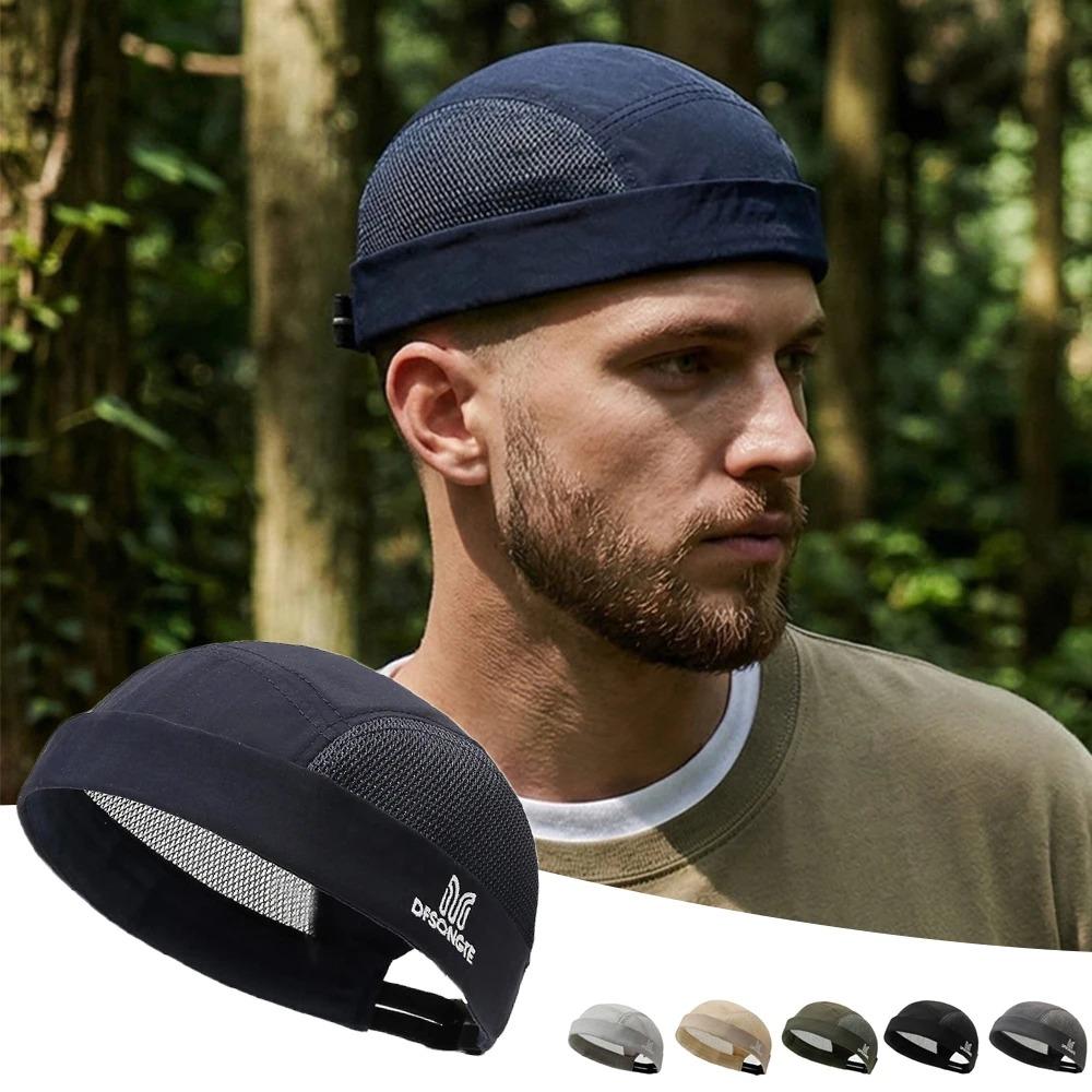 Cotton Hip Hop Hat Vintage Landlord Hat Fashion Brimless Beanie Hat For Men Women