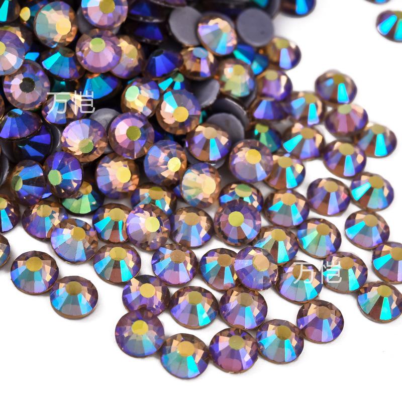 Серия Yellow Glass Hot Drill, Термоплавкий клей для нижней части кристалла, имитация австрийского горячего сверла, украшение для одежды своими руками из стразов