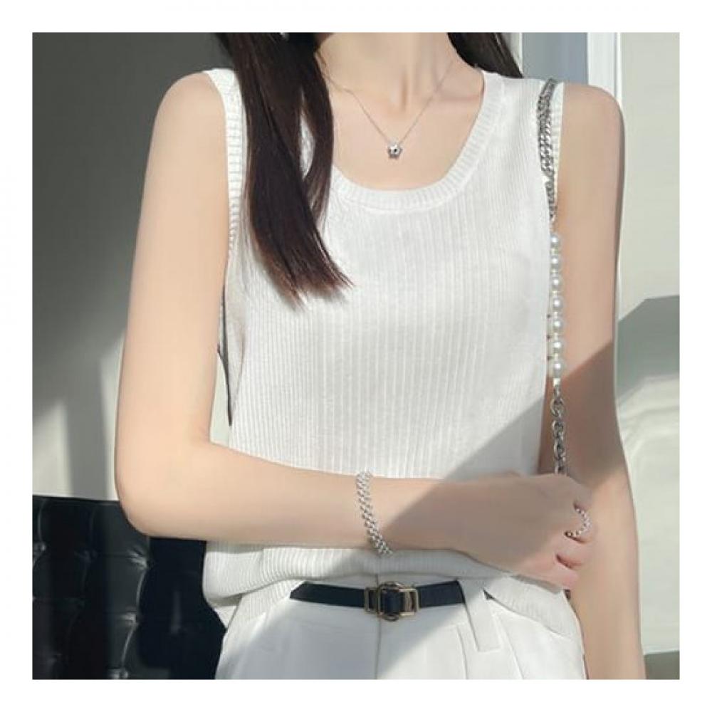 Navava Casual Icecool Sleeveless Knit Top Nk1303