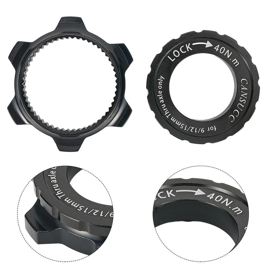 Bicycles Center Lock To 6-Bolt Brake Rotors Brake Rotor Centerlock Cap Adapter Bike Hub Disc Brake Rotor Adaptor Cycling Parts
